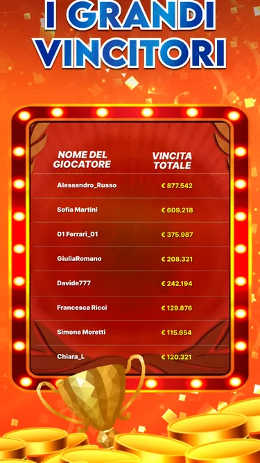 Numeri fortunati Screenshot
